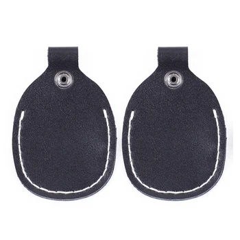 

2pcs Bow Tip Protection Pads Cowhide Material Soft Wearable For Recurve Bows Aging Resistance Wear Resistance