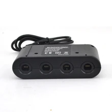 50 шт. 2 в 1 для GameCube/N-G-C контроллер адаптер конвертер для wii U и PC USB для переключателя Super Smash Brothers