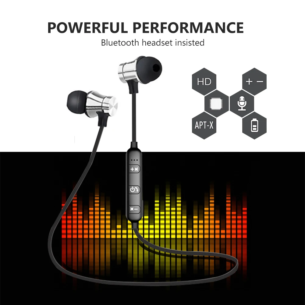 Новые беспроводные Bluetooth наушники спортивные магнитные стерео наушники Fone De Ouvido для IPhone Xiaomi huawei Honor samsung Redmi