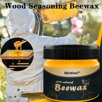 

Wood Seasoning Beewax 100% Natural Beewax Wood Furniture Care Beeswax Home Cleaning Polishing Home Cleaner Tools Dropshipping