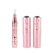 Перезаряжаемая Перманентная машина для макияжа EyebrowTattoo Косметический комплект для татуажа с 2 беспроводными батареями для бровей подводка для глаз губ