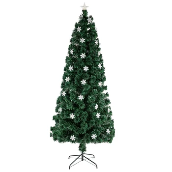 

7FT Small Light Fiber Optic Christmas Tree 290 Branches L9