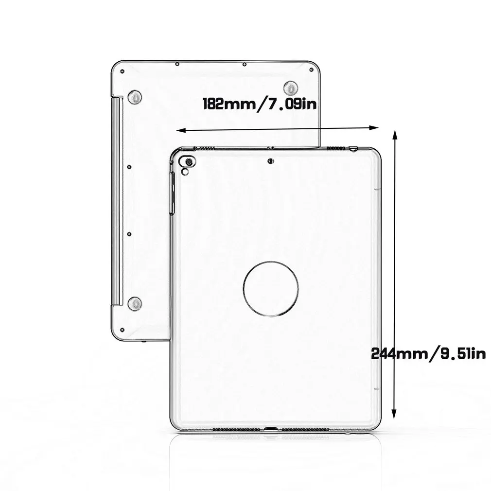 Универсальный Планшет беспроводная внешняя клавиатура для Apple Ipad 9,7 для Apple IOS система для Ipad Air2 Прямая поставка