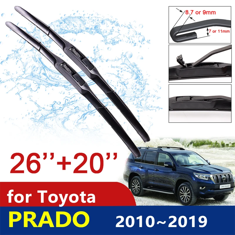 CarWiperBladeWindshieldforToyotaPrado150J15020102019Front