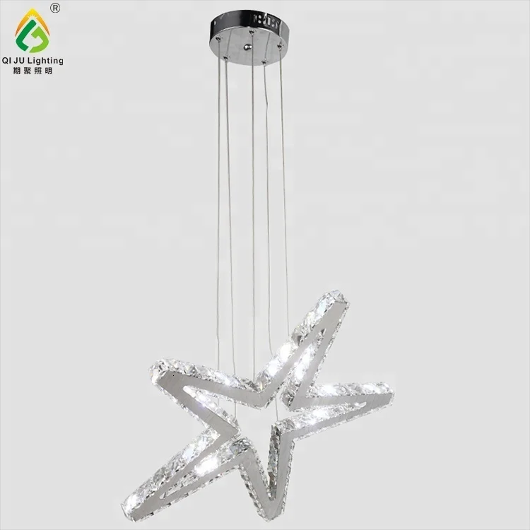 

New Design Customized Hot Selling Star Shape Decorative Chandelier Hanging Lamp hanging lamp