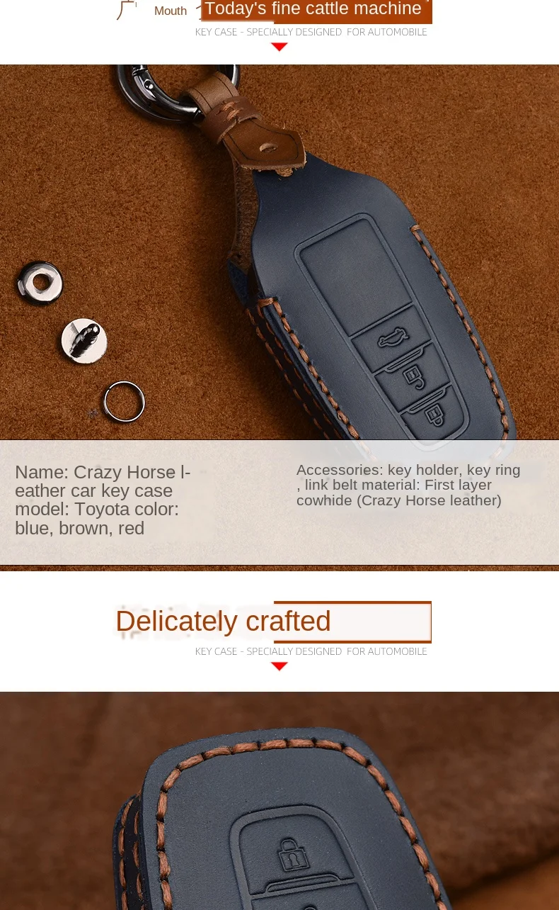 Crazy Horse Custodia In Pelle Chiave Dell'automobile Per Toyota Prius CHR C-HR Camry 2017 2018 2019 Remote Protegge La Copertura del Sacchetto del Keychain accessorio Auto 17 Crazy Horse Custodia In Pelle Chiave Dell'automobile Per Toyota Prius CHR C-HR Camry 2017 2018 2019 Remote Protegge La Copertura del Sacchetto del Keychain accessorio Auto - Hca9b9665e24f443c9a16d88c21f35562Y