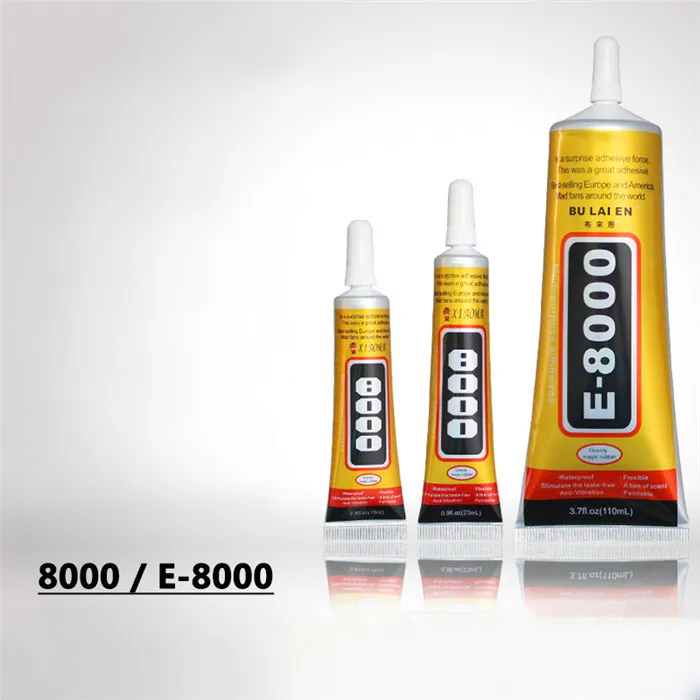 110 мл DIY E8000 клей E-8000 прозрачный супер эпоксидная смола клей ткань Стразы ювелирные изделия хрустальное стекло Ремесло сотовый телефон