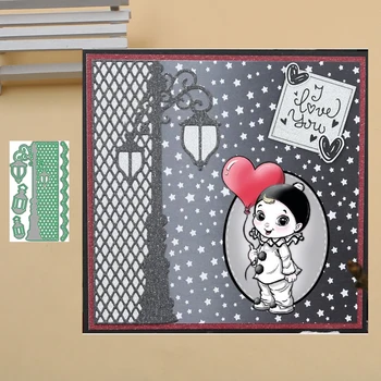 

Lucky Goddess Craft Metal cutting dies Street lamp Scrapbook paper craft knife mould blade punch stencils dies 2020