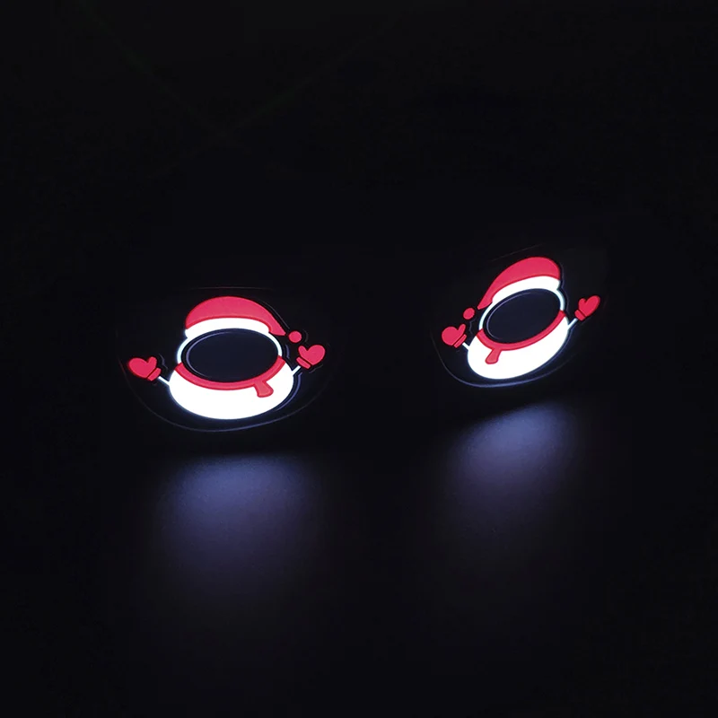 GB02 LED Glowing Glasses Masks DIY Glass Halloween Santa Claus Xmas Christmas Birthday Gifts Festival Party Supplies Home Decors