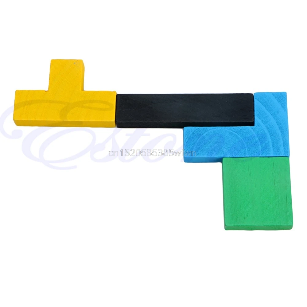 Tangram Головоломка тетрис игра детская деревянная развивающая игрушка