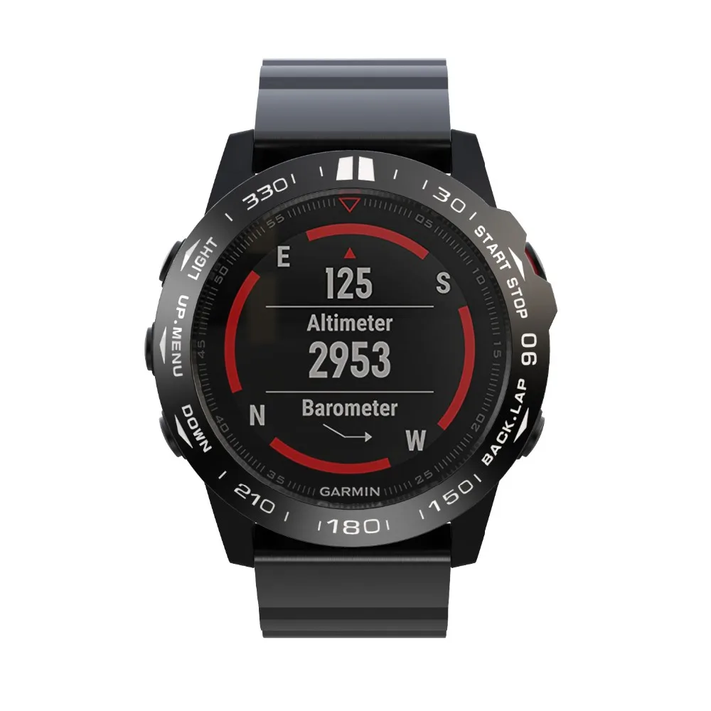 Ободок кольцо для укладки волос рамка чехол для смарт-часов Garmin Fenix 5x 5xPlus 3 3HR Смарт-часы Нержавеющая сталь чехол с защитой от царапин для макрообъектива
