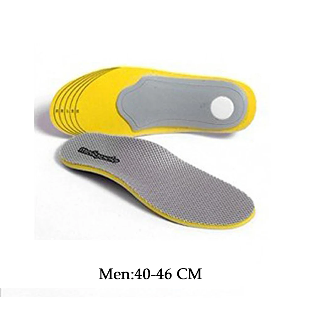 3D Премиум удобные ортопедические стельки для плоской стопы ТПУ ортопедические стельки для обуви вставка для поддержки свода коврик для подошвенного фасциита - Цвет: Men