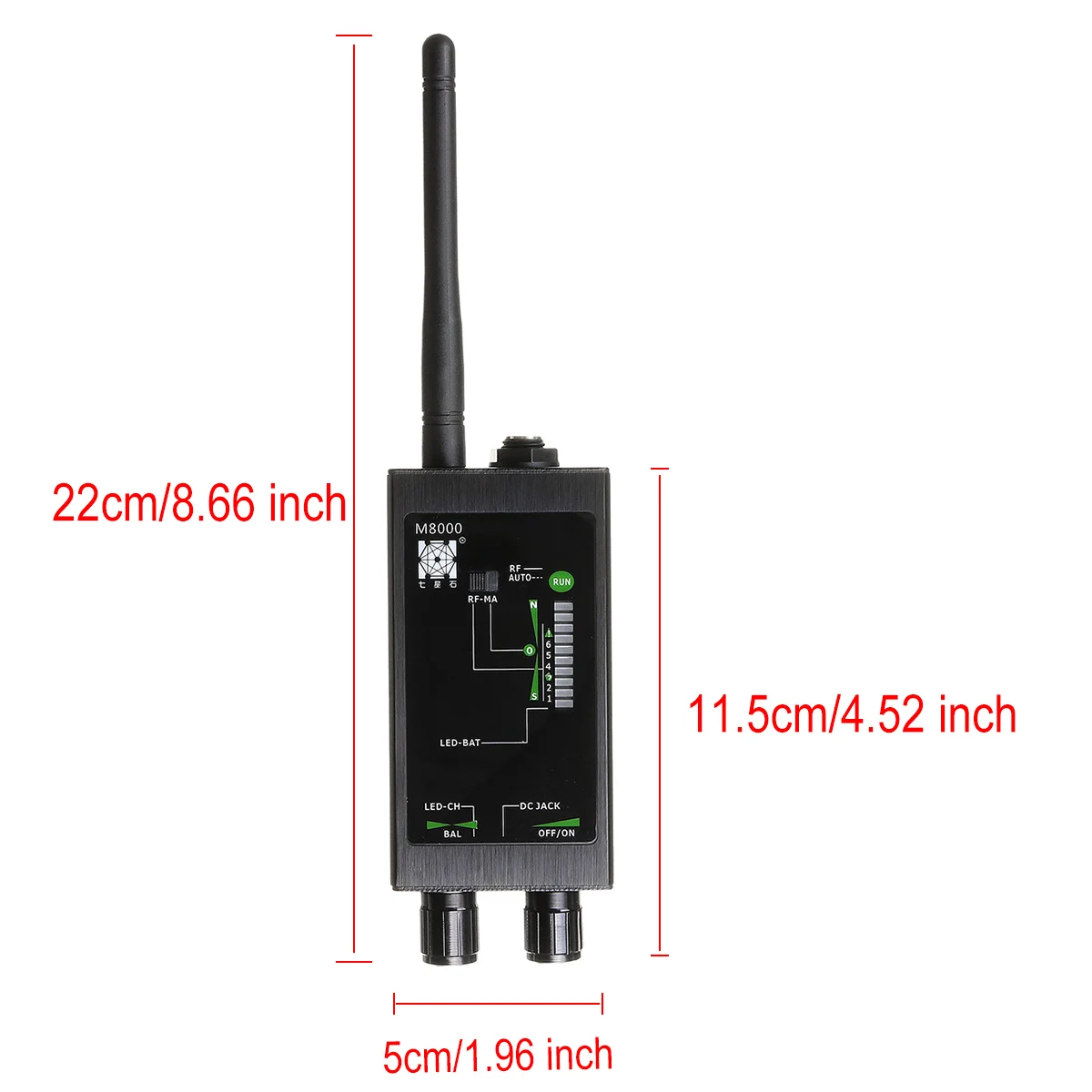 С камерой M8000 радио Анти-Шпион детектор FBI GSM RF сигнал авто трекер-детекторы gps трекер-Искатель+ длинный Магнитный светодиодный Anten