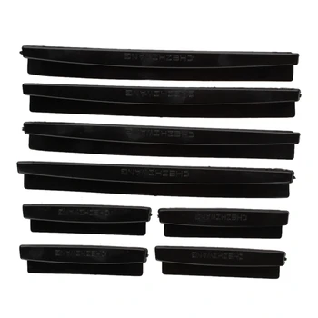 

8pcs Car Door Edge Guards Trim Molding Protection Strip Scratch Protector Black