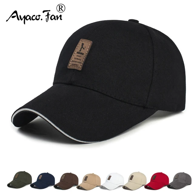 Summer Women Men Structured Baseball Cap Solid Cotton Adjustable Snapback Sunhat Outdoor Sports Hip Hop Baseball Hat Casquette 1