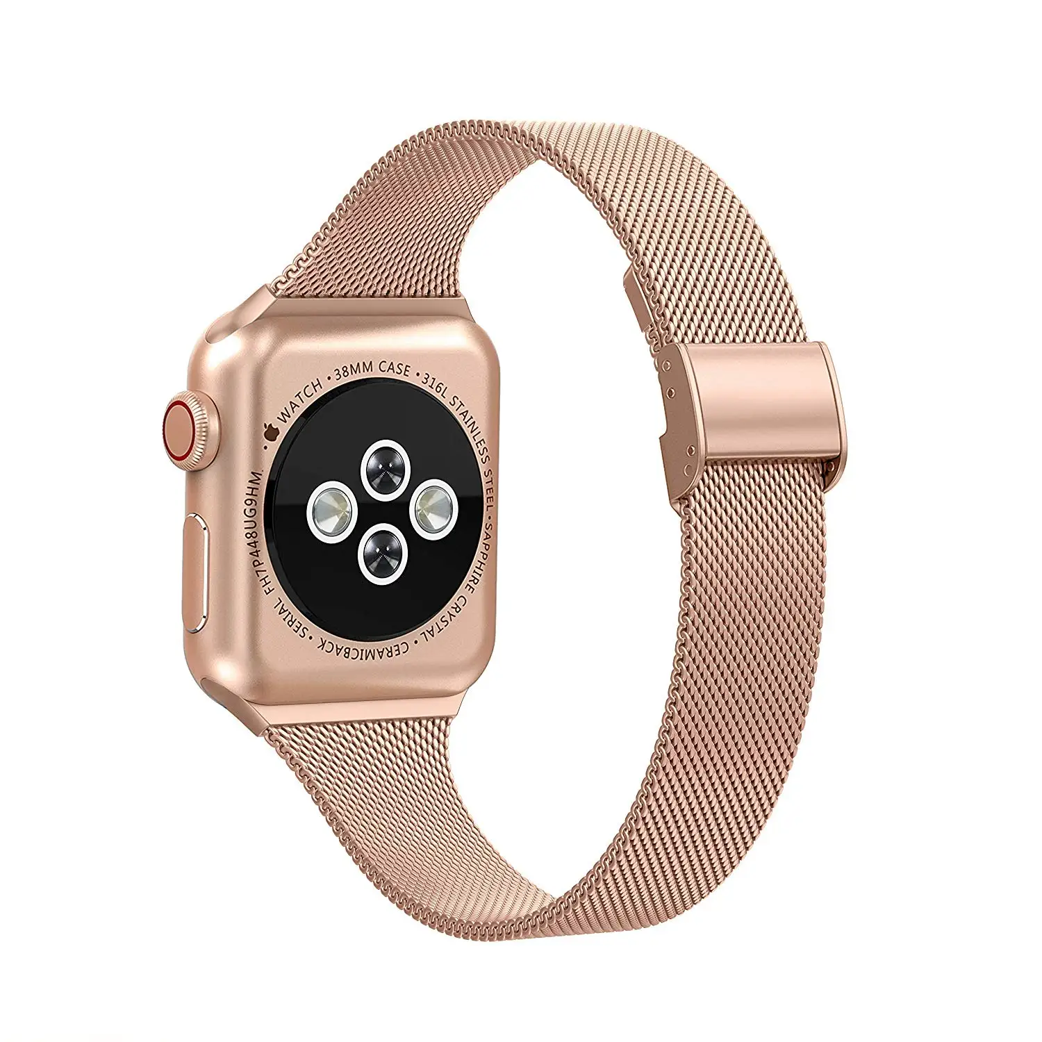Silm Milanese ремешок для Apple Watch 5 4 band 44 мм iWatch ремешок 40 мм металлический браслет из нержавеющей стали Ремешки для наручных часов 5 4 3 2 1 38 мм 42 м