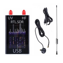 Receptor de rádio presunto 100 khz-1.7 ghz banda completa uv hf RTL-SDR usb sintonizador rtlsdr usb dongle com receptor rtl2832u r820t2 rtl sdr h042