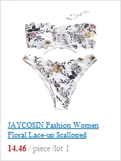 JAYCOSIN 2020 New Sexy girls Bikini Push-up Print Swimwear Women Push-up Bra Bikini Set Swimsuit Beach Bathing Swimwear 13#10 