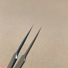 Profession montre outil de réparation Bergeon 7026-5 pince à épiler 110mm de longueur points Super fins pour ressorts à cheveux