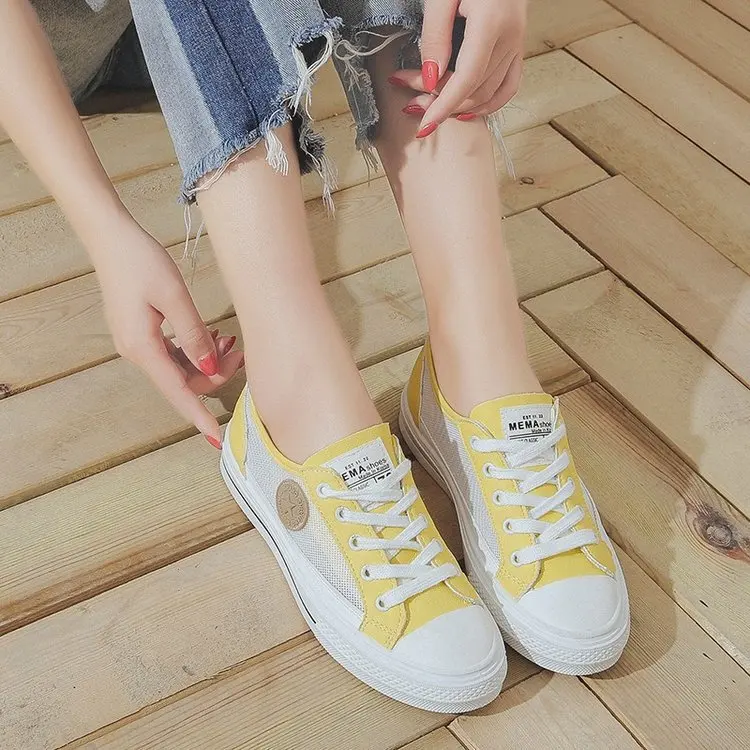 

MacBook WOMEN'S Shoes 2019 Trendy Shoes Spring Summer Breathable Summer Versatile Casual Sports Spring New Style Flat Shoes