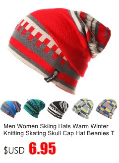 Мужские и женские лыжные теплые зимние шапки, вязаная шапка с черепом для катания на коньках, женская шапка с высоким воротом, шапка для катания на сноуборде, Лыжная шапка
