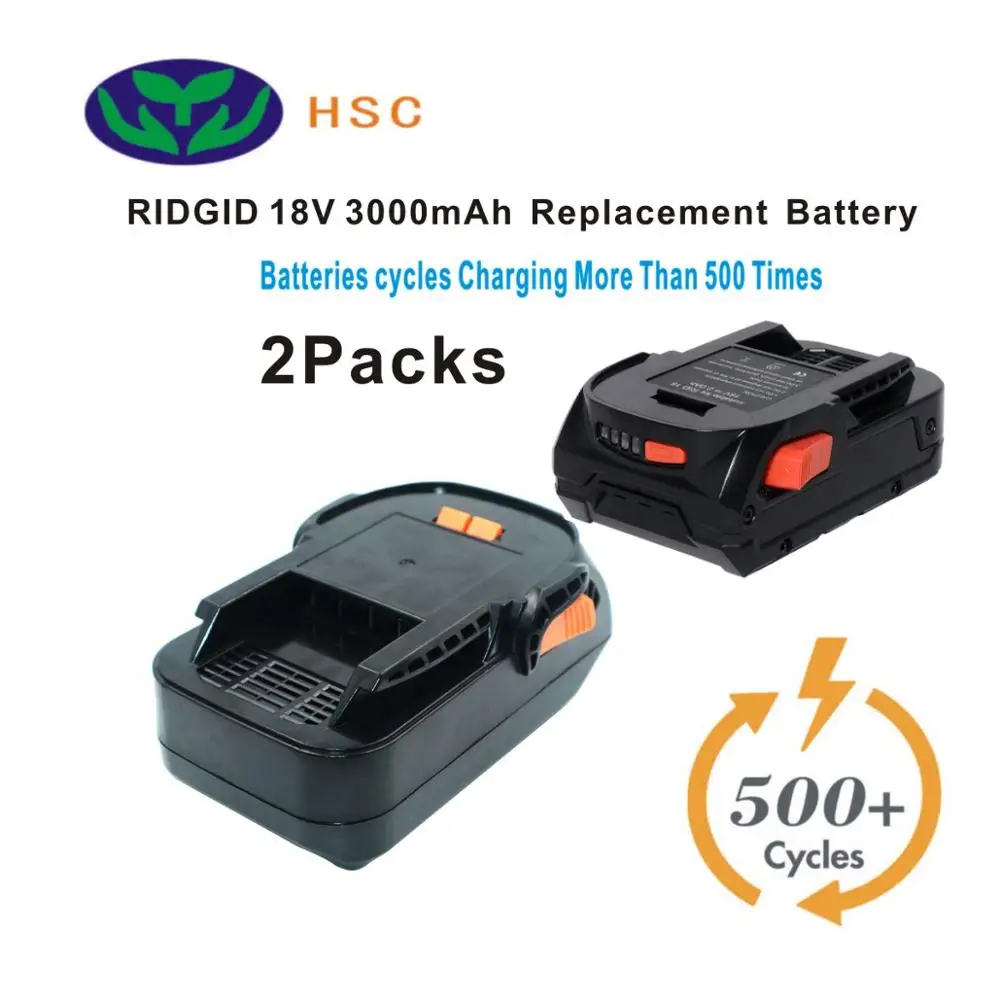 Литий ионный аккумулятор RID18B 18650 Ач 2 шт. сменная батарея 18 в для Ridgid R840084 AC840084 130383025