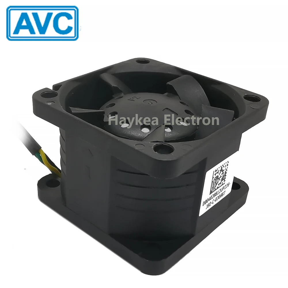 For AVC DB04028B12U  fan 4cm 4028 40x40x28mm 12V 0.66A Dual Ball Bearing 4-wire 4pin PWM Server Power Airflow COOLING REVOLUTION