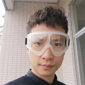 

Transparent Safety Goggles Anti-Splash Impact-Resistant Safety Protective Glass Q6PA