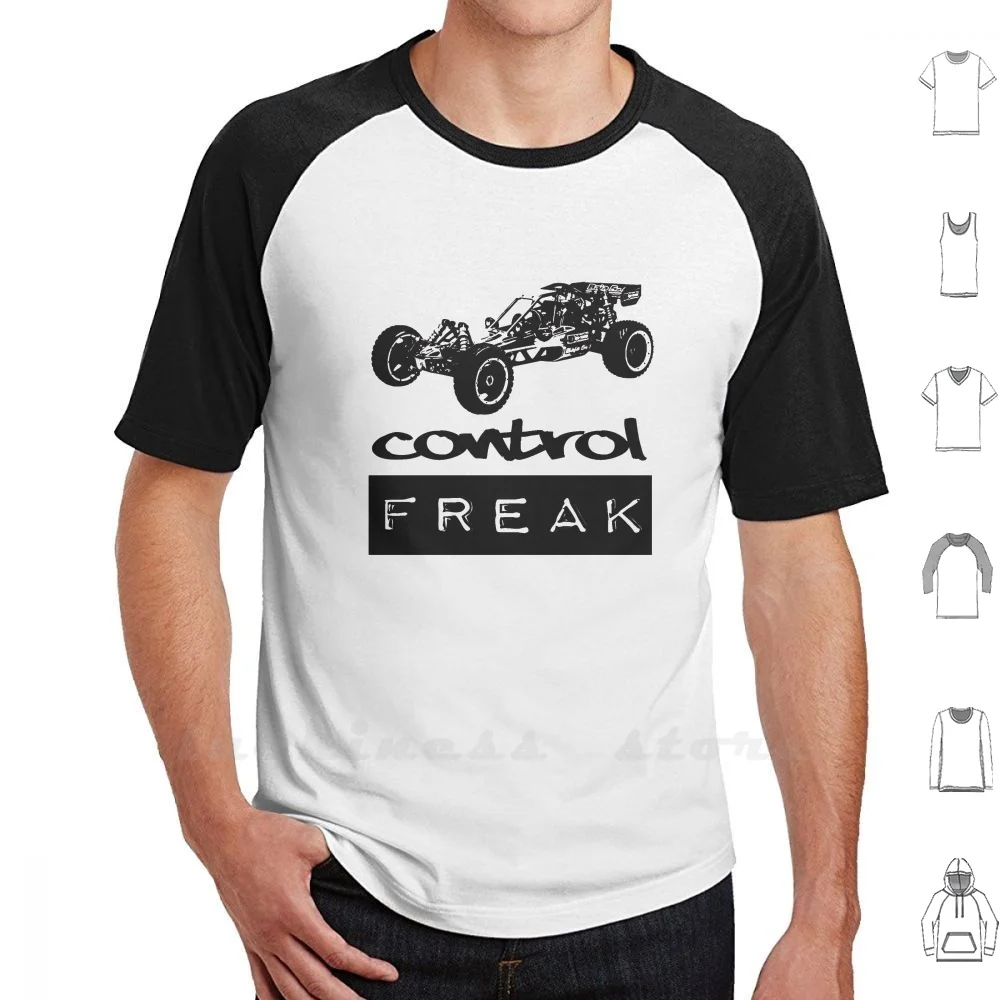 Control Freak-Rc-Baja Buggy T Shirt 6Xl Cotton Cool Tee Remote Radio Control Buggy Rc Baja 8Pointdesigns Disegni A 8 Punti