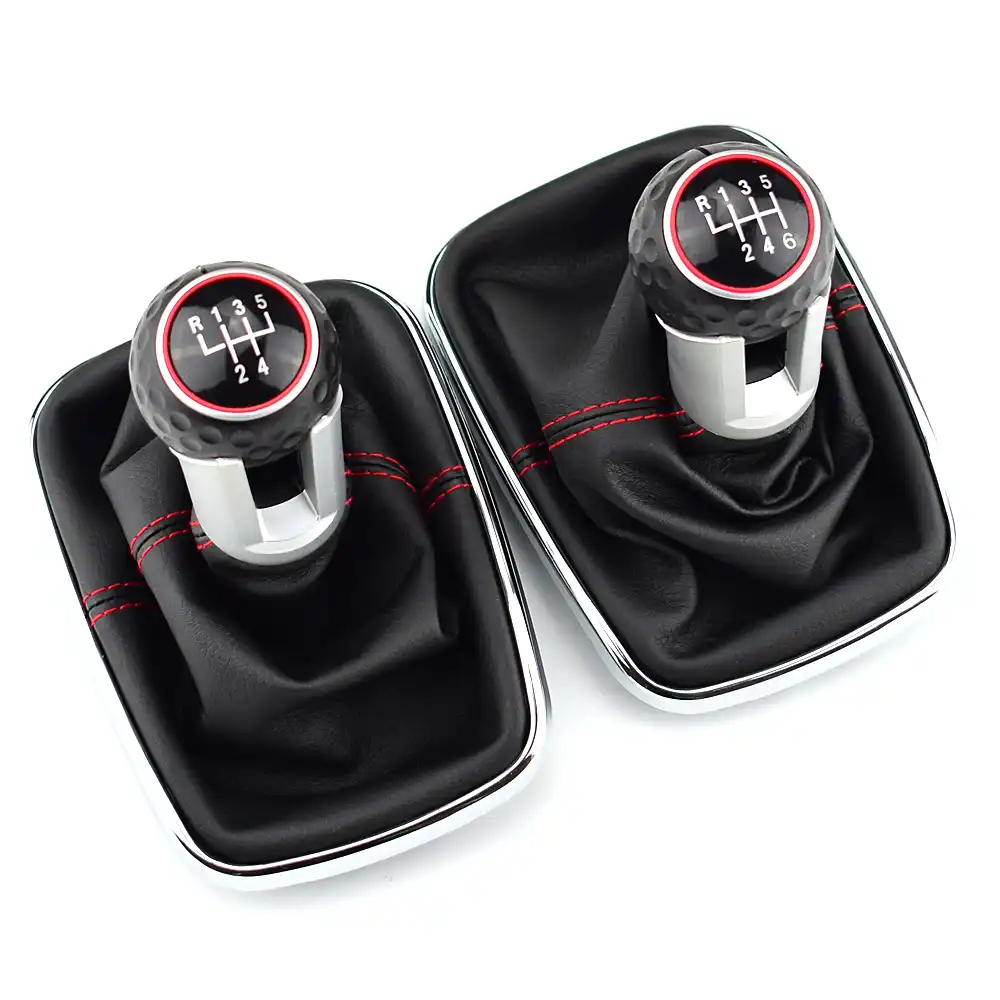 5/6 Speed 12mm Gear Shift Knob Lever Shifter Gaiter Boot For Volkswagen