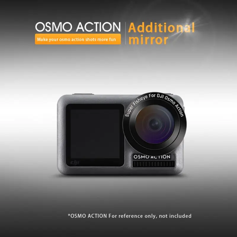 180 градусов внешние линзы из оптического стекла Рыбий глаз объектив для DJI OSMO действие подводный Экшн камеры аксессуары