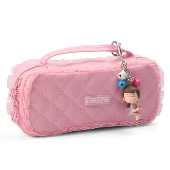 

Kawaii Cute Pencil Bag for Girls Large Capacity Pencil Case Multifunction Student Pencil Storage Organizer Box Escolar Papelaria
