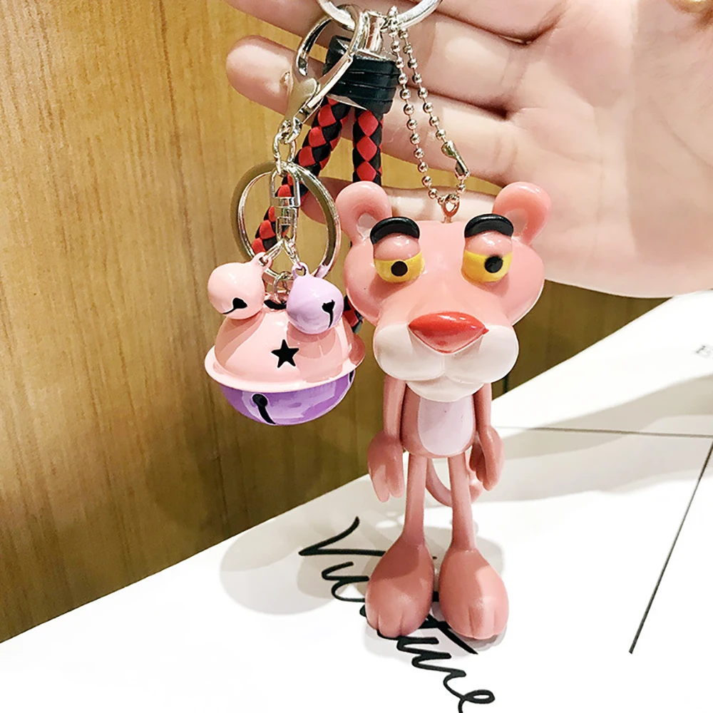 Kawaii Kpop аксессуары розовая игрушка пантера брелок Kawaii подарок на день рождения Дети любовь подарок подвеска на рюкзак
