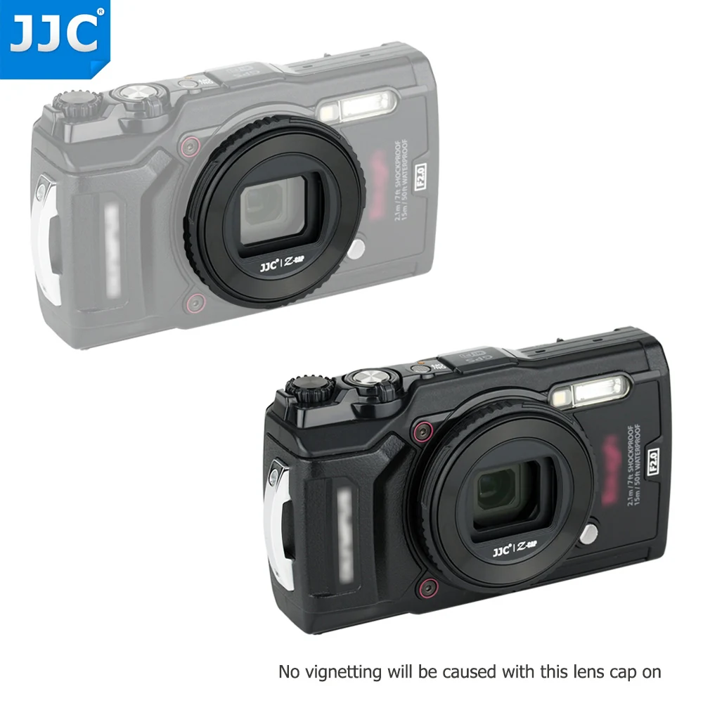 Jjc-tampa para Lente de Câmera Acessórios para Proteção de Lente Automática para Olympus Tg6 Tg5 Tg4 Tg2 Tg1 - Image 5