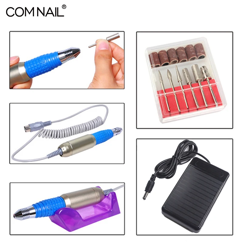 Профессиональный электрический сверлильный станок для ногтей 45 Вт 35000 об/мин