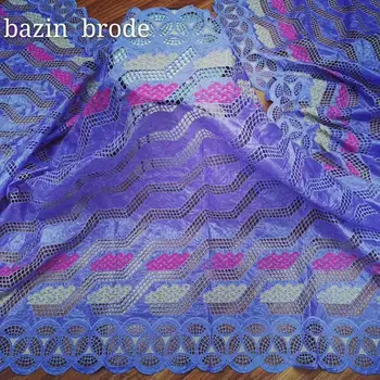 

bazin riche embroidered fabrics latest bazin brode with stones african nigerian sewing materials 5yards