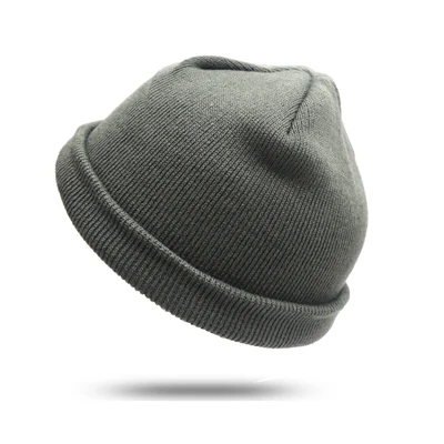 style 4 Женские однотонные вязаные Повседневные шапки, теплые шапки в стиле Харадзюку, шикарные женские и мужские шапки в стиле хип-хоп, осенне-зимние мужские теплые шапки - Цвет: style 4