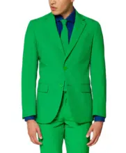 

New Arrival Green Groomsmen One Button Slim Fit Groom Tuxedos Peak Lapel Men Suits Wedding Best Man Blazer 2 Pcs (Jacket+Pants)