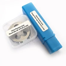 2pcs HSS 왼손 통합 나사 탭 및 다이 세트 UNC 1/4 5/16 3/8 7/16 오른쪽 스트레이트 플루트 탭 다이 세트 UNF 1/2 9/16 5/8 3/4