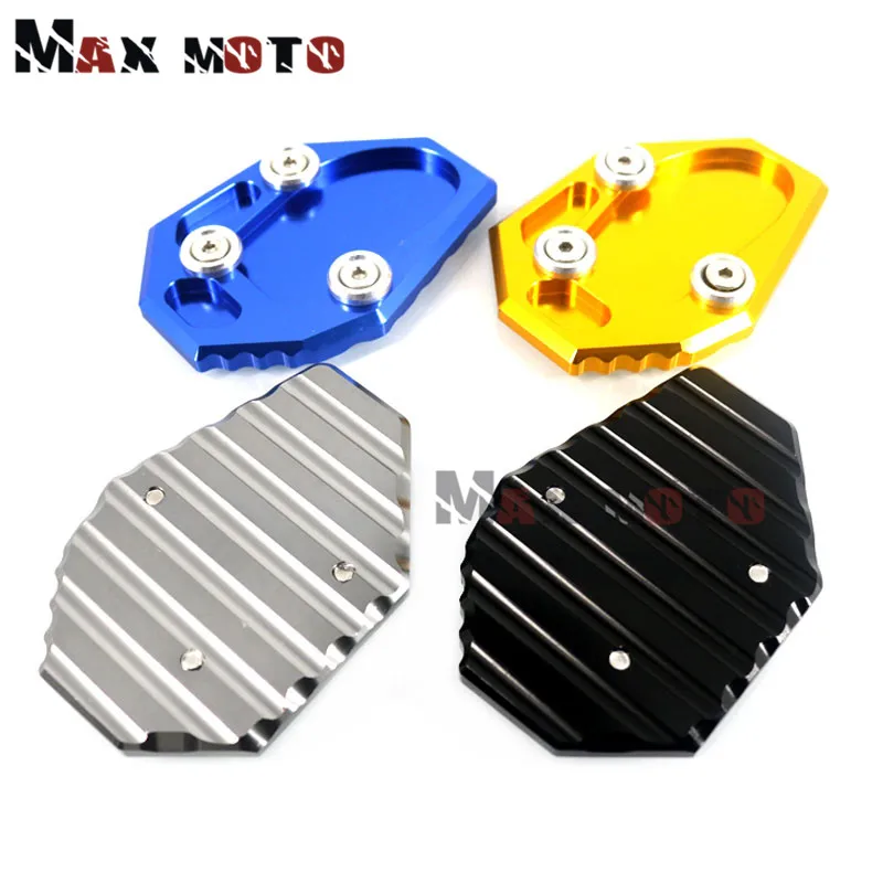 For YAMAHA YZF MT-07 MT07 FZ07 XJ6 XJ6N FZ6 FZ6R Motorcycle CNC Kickstand Foot Side Stand Extension Pad Support Plate Enlarge