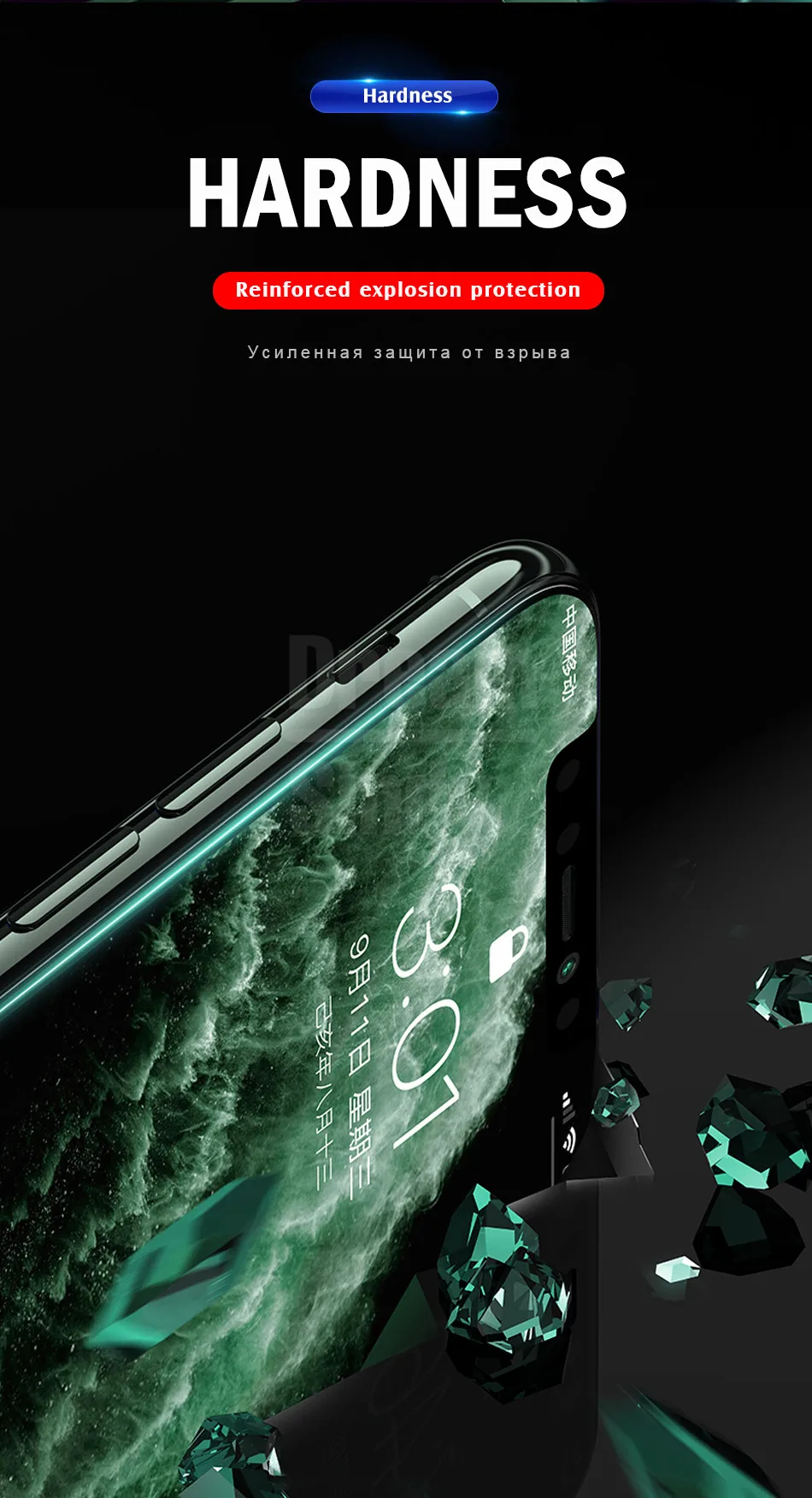 4-1 шт защитное закаленное стекло для IPhone 11 Pro Max XS XR X Защита экрана для IPhone 8 7 6 6s Plus прозрачная стеклянная пленка