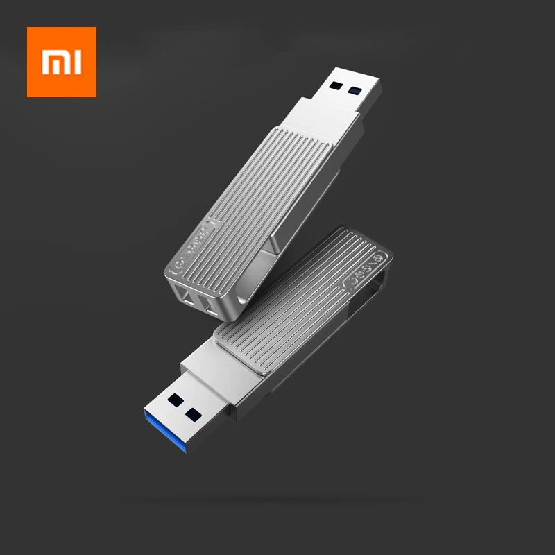 

Xiaomi JESIS USB3.1 U Disk Portable Aluminum Alloy 120MB/S Reading Speed 32G/64G/128G U Disk USB Flash Drive Memory Stick