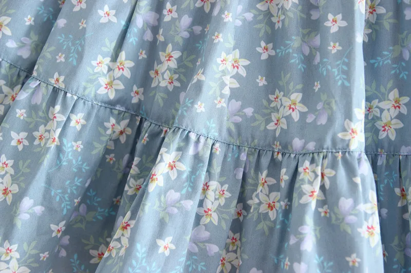 Summer Floral Printed Mini Skirt - 9 - Kawaii Mix