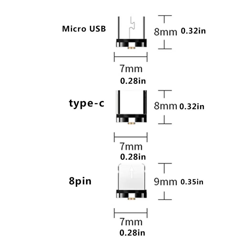 USB кабель для передачи данных Магнитный Micro usb type C зарядный кабель для iPhone для samsung Galaxy для huawei телефонные аксессуары