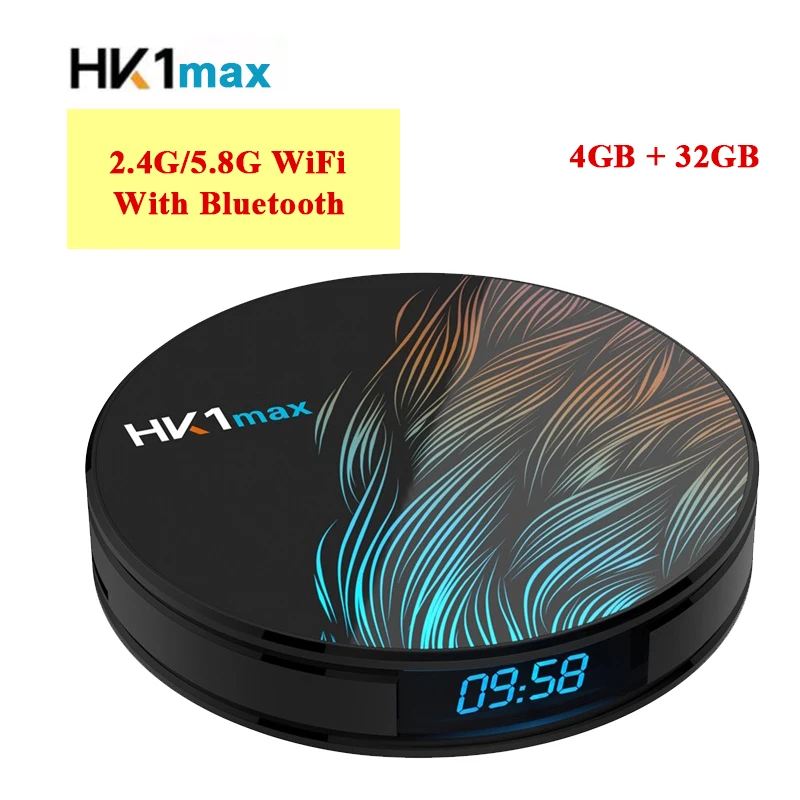 5 шт./лот DHL Android 9,0 Smart tv Box HK1 MAX ТВ приставка RK3328 четырехъядерный WiFi BT HD медиаплеер 2G/4G 16G/3 2G/64G/128G - Цвет: 4GB 32GB