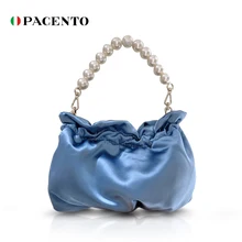 PACENTO Women Simple Dumplings Messenger Bag Designer Retro 2020 New Fashion Cloud Female Crossbody Shoulder Bag Tide Handbag