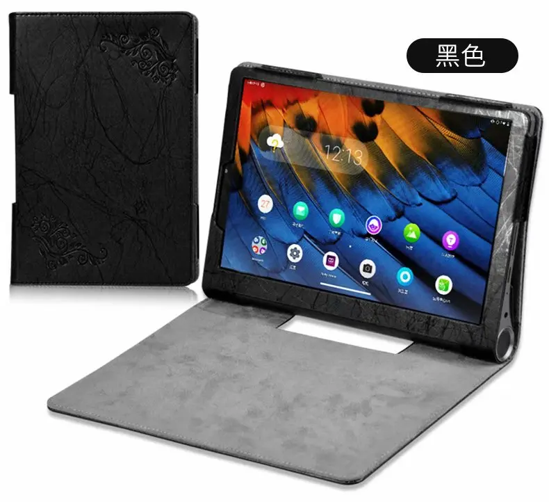 Умный чехол для lenovo Yoga Tab5 YT-X705, 10,1 дюймов, Ультратонкий флип-чехол для планшета, подставка из искусственной кожи, защитный чехол+ ручка