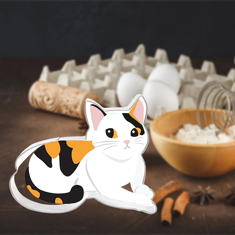 Домашнее животное кошка кость лапа формочка для печенья 3D кондитерский шприц для украшения изделий печенье cиликоновая форма для выпечки тортов DIY украшения