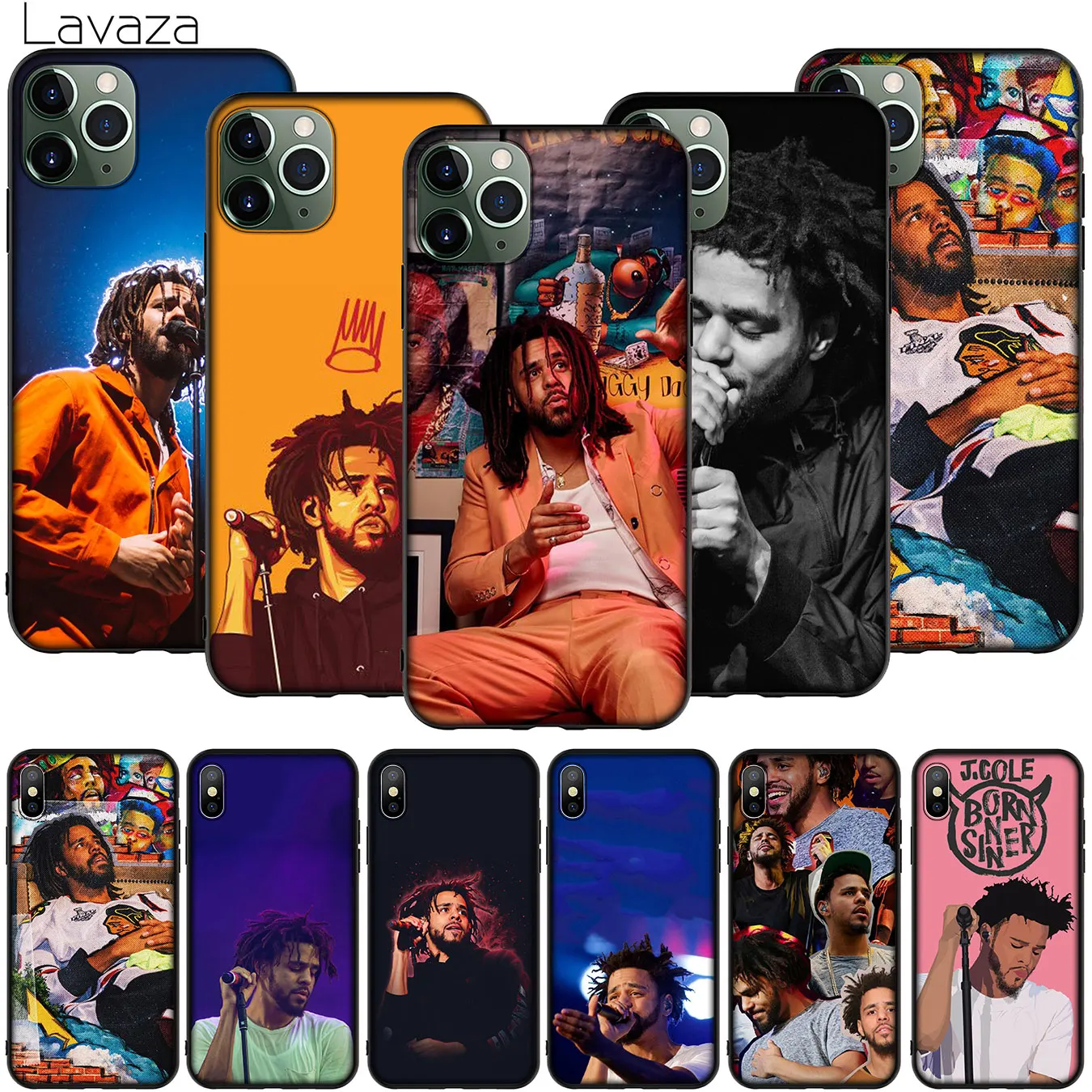 j Cole Soft Silicone Phone Case for iPhone 11 Pro XR X XS Max 10 7 8 6 6S 5 5S SE Cover |