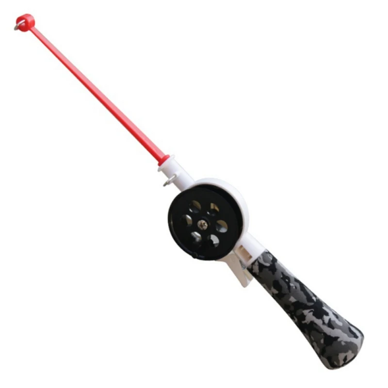 34 cm Children Winter Ice Fishing Rod Portable Outdoor Fishing Pole With Reels Sport Ultra-light Fishing Tackle - Цвет: R